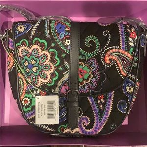 Vera Bradley Slim Saddle Bag
